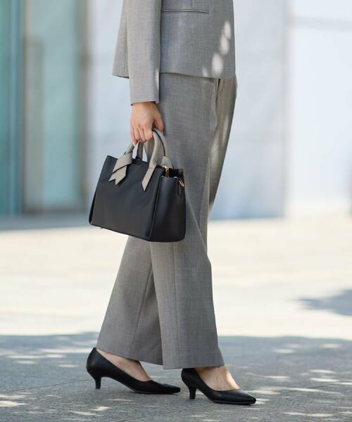 THE SHOP TK / ザ ショップ ティーケー パンツ | ビジネスセミワイドパンツ【セットアップ可/洗濯機OK】/CAVIANシリーズ | 詳細1