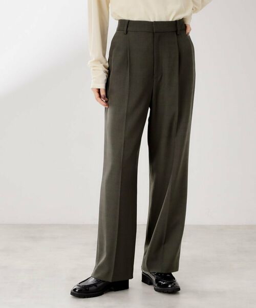 THE SHOP TK / ザ ショップ ティーケー パンツ | ビジネスセミワイドパンツ【セットアップ可/洗濯機OK】/CAVIANシリーズ | 詳細11