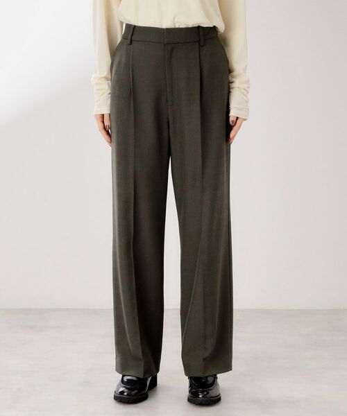 THE SHOP TK / ザ ショップ ティーケー パンツ | ビジネスセミワイドパンツ【セットアップ可/洗濯機OK】/CAVIANシリーズ | 詳細15