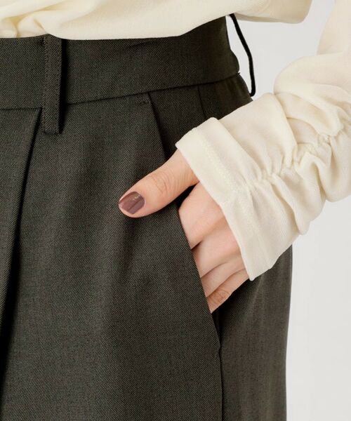 THE SHOP TK / ザ ショップ ティーケー パンツ | ビジネスセミワイドパンツ【セットアップ可/洗濯機OK】/CAVIANシリーズ | 詳細20