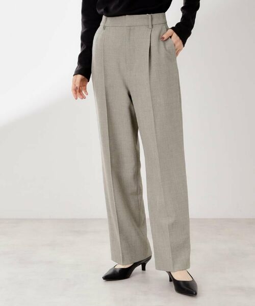 THE SHOP TK / ザ ショップ ティーケー パンツ | ビジネスセミワイドパンツ【セットアップ可/洗濯機OK】/CAVIANシリーズ | 詳細6