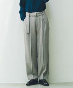THE SHOP TK / ザ ショップ ティーケー パンツ | ベルト付バレルパンツ【セットアップ可】/CAVIANシリーズ