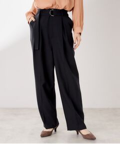 THE SHOP TK / ザ ショップ ティーケー パンツ | ベルト付バレルパンツ【セットアップ可】/CAVIANシリーズ