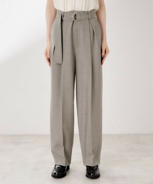 THE SHOP TK / ザ ショップ ティーケー パンツ | ベルト付バレルパンツ【セットアップ可】/CAVIANシリーズ | 詳細24