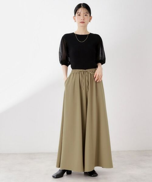 THE SHOP TK / ザ ショップ ティーケー パンツ | ワイドイージーパンツ【洗える】 | 詳細18