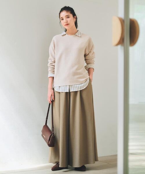 THE SHOP TK / ザ ショップ ティーケー パンツ | ワイドイージーパンツ【洗える】 | 詳細5