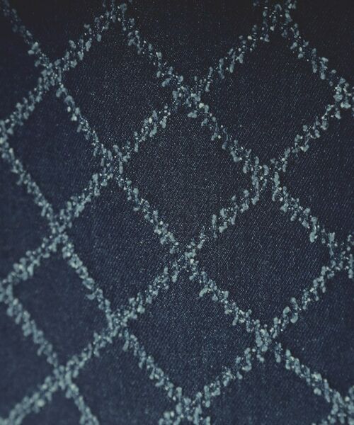 THE SHOP TK / ザ ショップ ティーケー デニムスカート | ジャカードデニムロングスカート【洗濯機OK】 | 詳細7