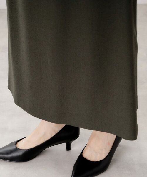 THE SHOP TK / ザ ショップ ティーケー ロング・マキシ丈スカート | ベルト付ナロースカート【セットアップ可】/CAVIANシリーズ | 詳細22