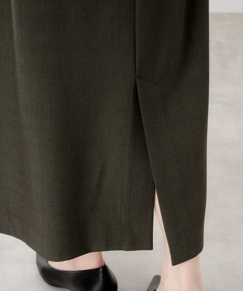 THE SHOP TK / ザ ショップ ティーケー ロング・マキシ丈スカート | ベルト付ナロースカート【セットアップ可】/CAVIANシリーズ | 詳細23