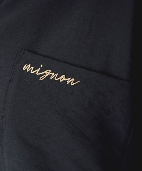 THE SHOP TK / ザ ショップ ティーケー シャツ・ブラウス | 刺繍ポケットオーバーシャツ【体型カバー/洗濯機OK】 | 詳細8