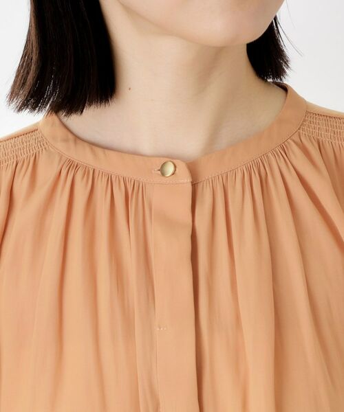 THE SHOP TK / ザ ショップ ティーケー シャツ・ブラウス | ヴィンテージサテンギャザーシャツ | 詳細19