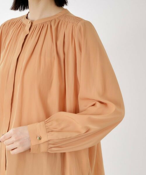 THE SHOP TK / ザ ショップ ティーケー シャツ・ブラウス | ヴィンテージサテンギャザーシャツ | 詳細20