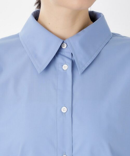 THE SHOP TK / ザ ショップ ティーケー シャツ・ブラウス | 袖プリーツ&バックシャーリングシャツ【体型カバー/洗える】 | 詳細25