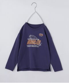 THE SHOP TK / ザ ショップ ティーケー Tシャツ | 【110－160／6色展開】コットン長袖Ｔシャツ/洗濯機OK