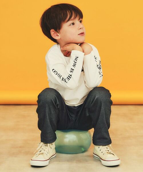 THE SHOP TK / ザ ショップ ティーケー Tシャツ | 【110-160/6色展開】コットン長袖Tシャツ/洗濯機OK | 詳細5