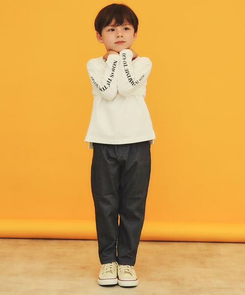 THE SHOP TK / ザ ショップ ティーケー Tシャツ | 【110-160/6色展開】コットン長袖Tシャツ/洗濯機OK | 詳細8