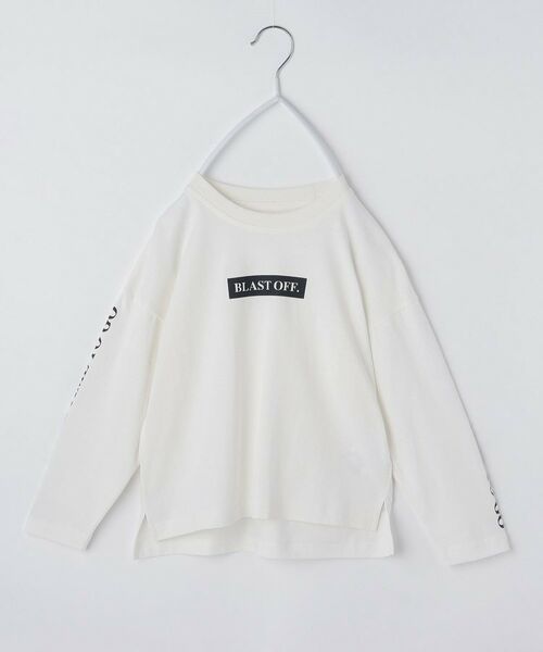 THE SHOP TK/ザ ショップ ティーケー 【110－160／6色展開】コットン長袖Ｔシャツ/洗濯機OK オフホワイト(003) 16(160cm)