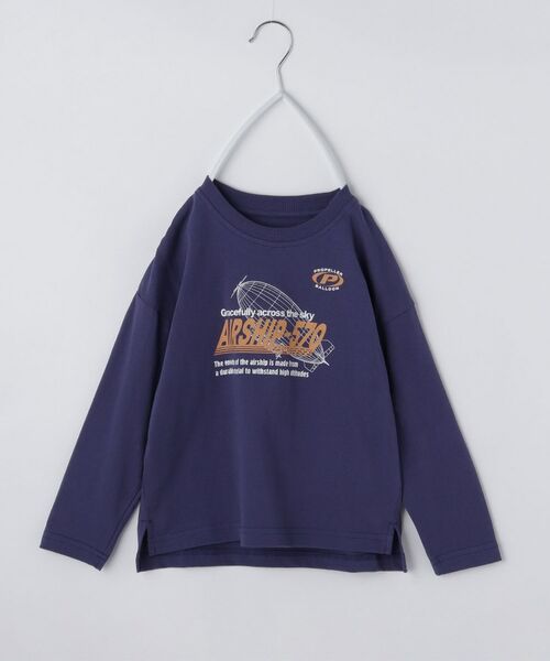 THE SHOP TK/ザ ショップ ティーケー 【110－160／6色展開】コットン長袖Ｔシャツ/洗濯機OK ブルー(192) 14(140cm)