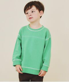 THE SHOP TK / ザ ショップ ティーケー カットソー | 【110-160】カラーロック裏毛プルオーバー