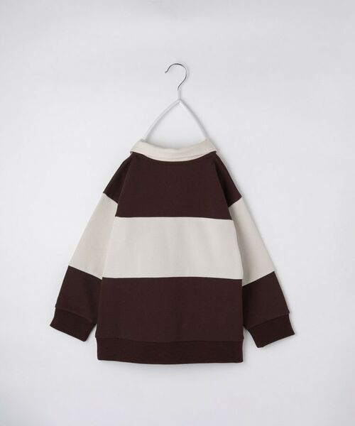 THE SHOP TK / ザ ショップ ティーケー カットソー | 【110-160】バイカラーラガー裏毛プルオーバー | 詳細12