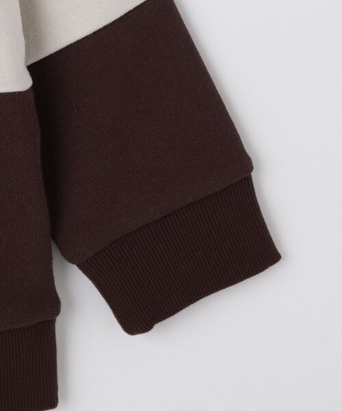 THE SHOP TK / ザ ショップ ティーケー カットソー | 【110-160】バイカラーラガー裏毛プルオーバー | 詳細14