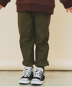 THE SHOP TK / ザ ショップ ティーケー パンツ | 【110－160/裏起毛】あったかのびーるストレートパンツ/洗濯機OK