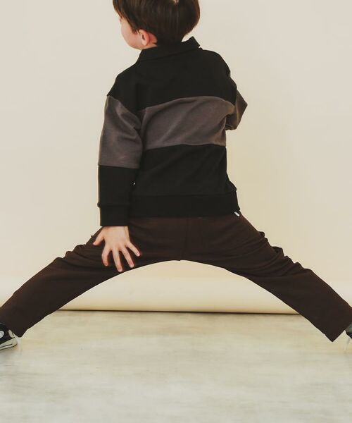 THE SHOP TK / ザ ショップ ティーケー パンツ | 【110－160/裏起毛】あったかのびーるストレートパンツ/洗濯機OK | 詳細11