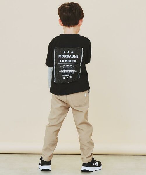 THE SHOP TK / ザ ショップ ティーケー パンツ | 【110－160/裏起毛】あったかのびーるストレートパンツ/洗濯機OK | 詳細18