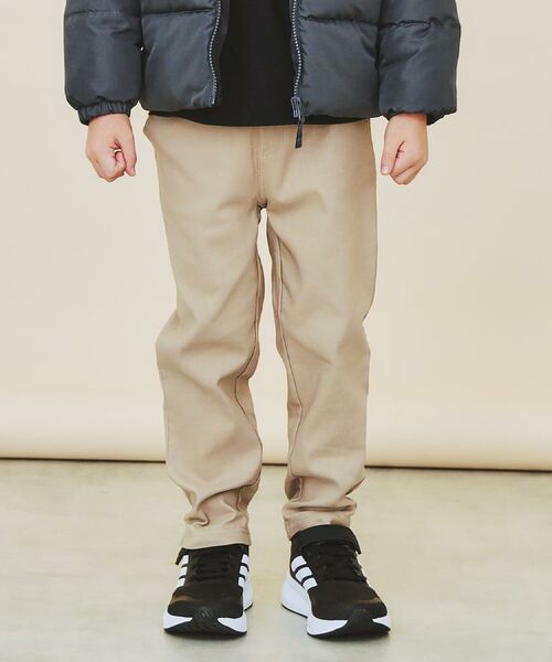 THE SHOP TK / ザ ショップ ティーケー パンツ | 【110－160/裏起毛】あったかのびーるストレートパンツ/洗濯機OK | 詳細19