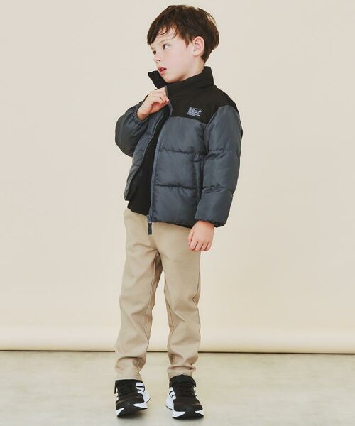 THE SHOP TK / ザ ショップ ティーケー パンツ | 【110－160/裏起毛】あったかのびーるストレートパンツ/洗濯機OK | 詳細20