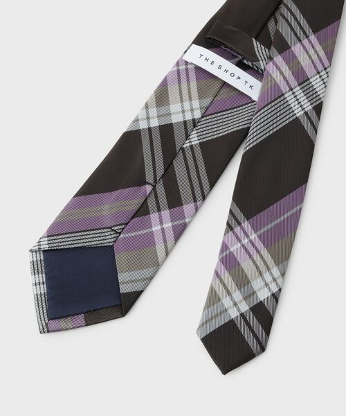 THE SHOP TK / ザ ショップ ティーケー ネクタイ | アソートチェックネクタイ【洗濯機OK】 | 詳細3