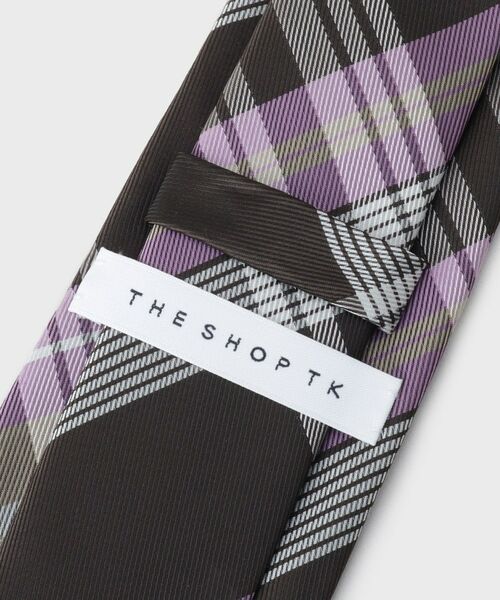 THE SHOP TK / ザ ショップ ティーケー ネクタイ | アソートチェックネクタイ【洗濯機OK】 | 詳細4