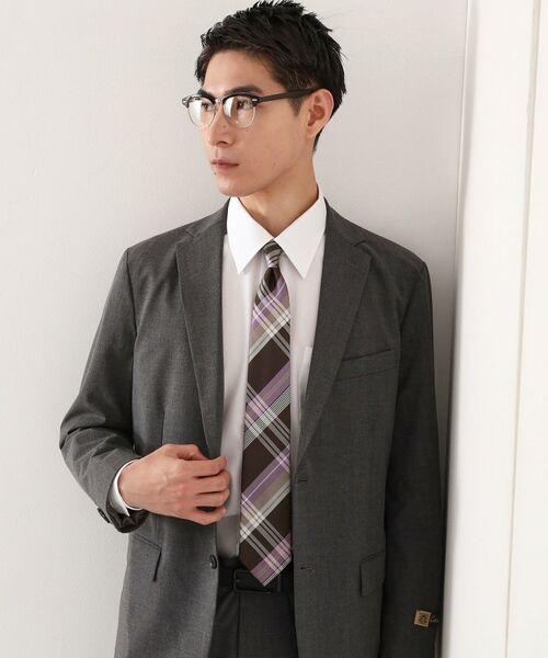 THE SHOP TK / ザ ショップ ティーケー ネクタイ | アソートチェックネクタイ【洗濯機OK】 | 詳細5