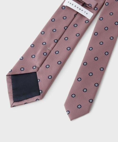 THE SHOP TK / ザ ショップ ティーケー ネクタイ | マルチフラワーデザインネクタイ 【洗濯機OK】 | 詳細3