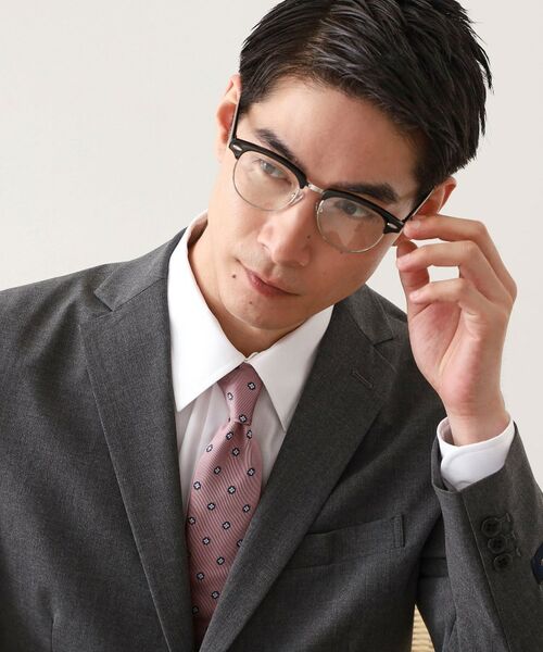 THE SHOP TK / ザ ショップ ティーケー ネクタイ | マルチフラワーデザインネクタイ 【洗濯機OK】 | 詳細5