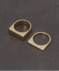 THE SHOP TK / ザ ショップ ティーケー リング | スクエアセットリング