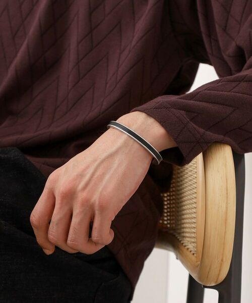 THE SHOP TK / ザ ショップ ティーケー ブレスレット・バングル | コンビシルバーバングル | 詳細5