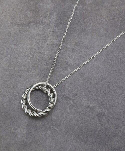THE SHOP TK / ザ ショップ ティーケー ネックレス・ペンダント・チョーカー | ねじりリングネックレス | 詳細1