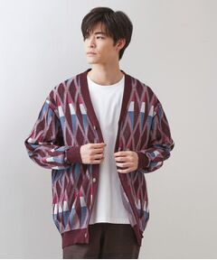 THE SHOP TK / ザ ショップ ティーケー カーディガン・ボレロ | 【季節の変わり目に活躍】ニットカーディガン 選べる2デザイン(柄&無地)/洗濯機OK