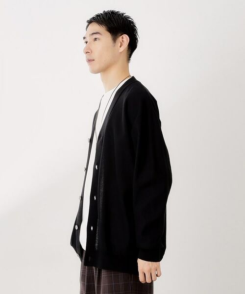 THE SHOP TK / ザ ショップ ティーケー カーディガン・ボレロ | 【季節の変わり目に活躍】ニットカーディガン 選べる2デザイン(柄&無地)/洗濯機OK | 詳細10