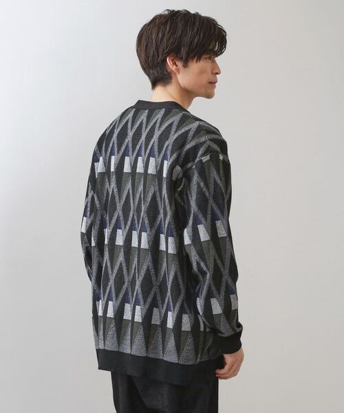 THE SHOP TK / ザ ショップ ティーケー カーディガン・ボレロ | 【季節の変わり目に活躍】ニットカーディガン 選べる2デザイン(柄&無地)/洗濯機OK | 詳細15