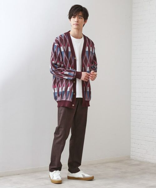 THE SHOP TK / ザ ショップ ティーケー カーディガン・ボレロ | 【季節の変わり目に活躍】ニットカーディガン 選べる2デザイン(柄&無地)/洗濯機OK | 詳細20