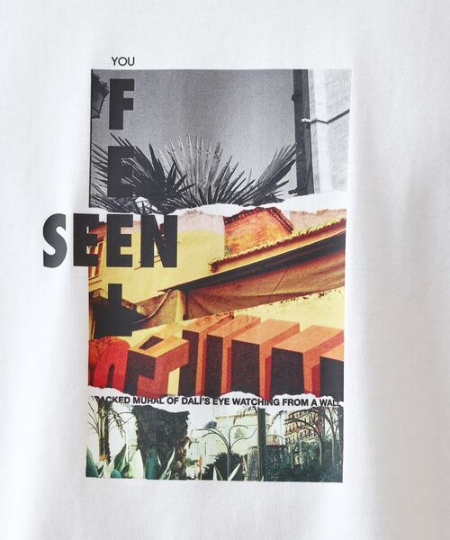 THE SHOP TK / ザ ショップ ティーケー Tシャツ | フォトグラフプリント長袖Tシャツ【洗濯機OK】 | 詳細13