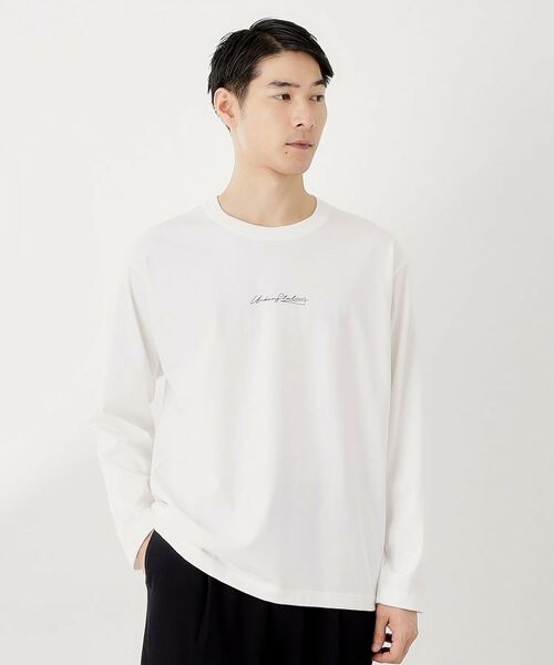 THE SHOP TK / ザ ショップ ティーケー Tシャツ | フォトグラフプリント長袖Tシャツ【洗濯機OK】 | 詳細14