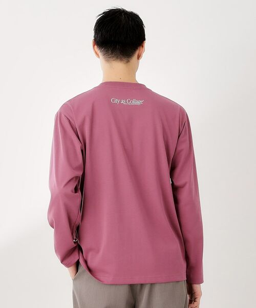 THE SHOP TK / ザ ショップ ティーケー Tシャツ | フォトグラフプリント長袖Tシャツ【洗濯機OK】 | 詳細19