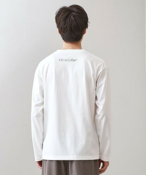 THE SHOP TK / ザ ショップ ティーケー Tシャツ | フォトグラフプリント長袖Tシャツ【洗濯機OK】 | 詳細24