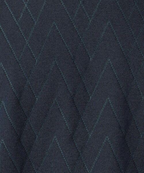 THE SHOP TK / ザ ショップ ティーケー カットソー | リンクスジオメトリック長袖Tシャツ【サスティナブル素材使用/洗濯機OK】 | 詳細12