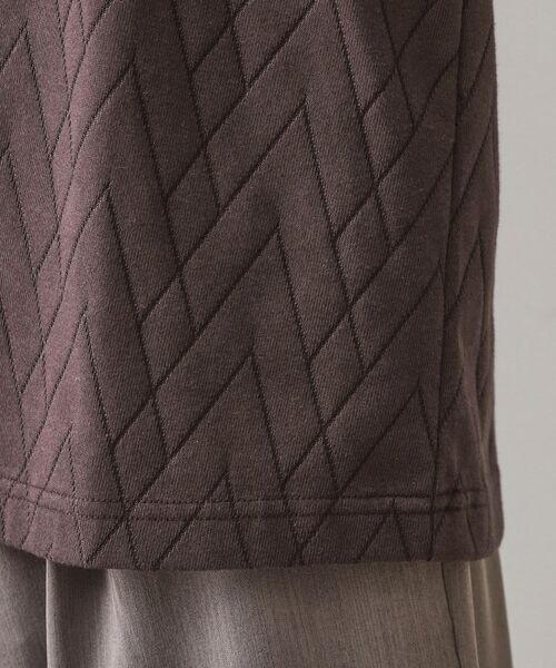 THE SHOP TK / ザ ショップ ティーケー カットソー | リンクスジオメトリック長袖Tシャツ【サスティナブル素材使用/洗濯機OK】 | 詳細18