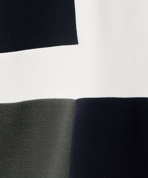 THE SHOP TK / ザ ショップ ティーケー カットソー | 【一枚で着映える】パターンブロッキング長袖Tシャツ 洗濯機OK | 詳細12