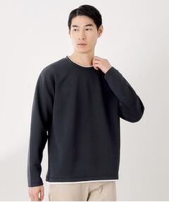 THE SHOP TK / ザ ショップ ティーケー カットソー | 【ラクして決まる！】レイヤード風長袖Tシャツ 洗濯機OK
